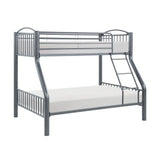 Beckett Gray Twin/Full Bunk Bed - Ornate Home