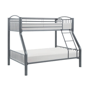 Beckett Gray Twin/Full Bunk Bed - Ornate Home