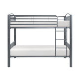 Beckett Gray Twin/Twin Bunk Bed - Ornate Home