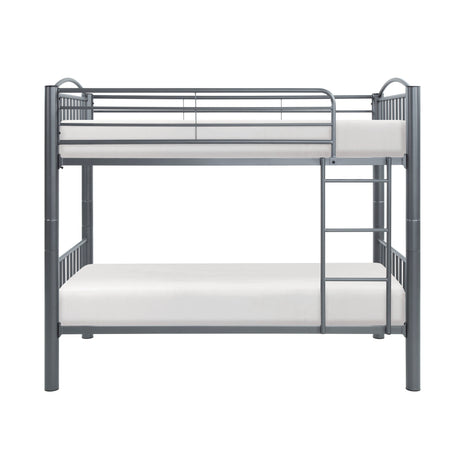 Beckett Gray Twin/Twin Bunk Bed - Ornate Home