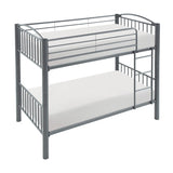Beckett Gray Twin/Twin Bunk Bed - Ornate Home
