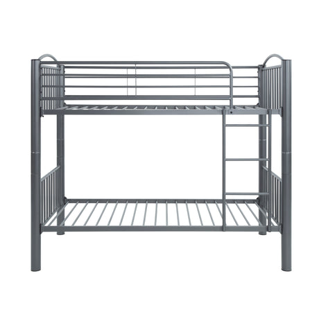 Beckett Gray Twin/Twin Bunk Bed - Ornate Home