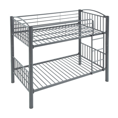 Beckett Gray Twin/Twin Bunk Bed - Ornate Home