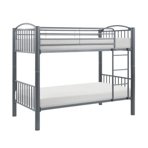 Beckett Gray Twin/Twin Bunk Bed - Ornate Home