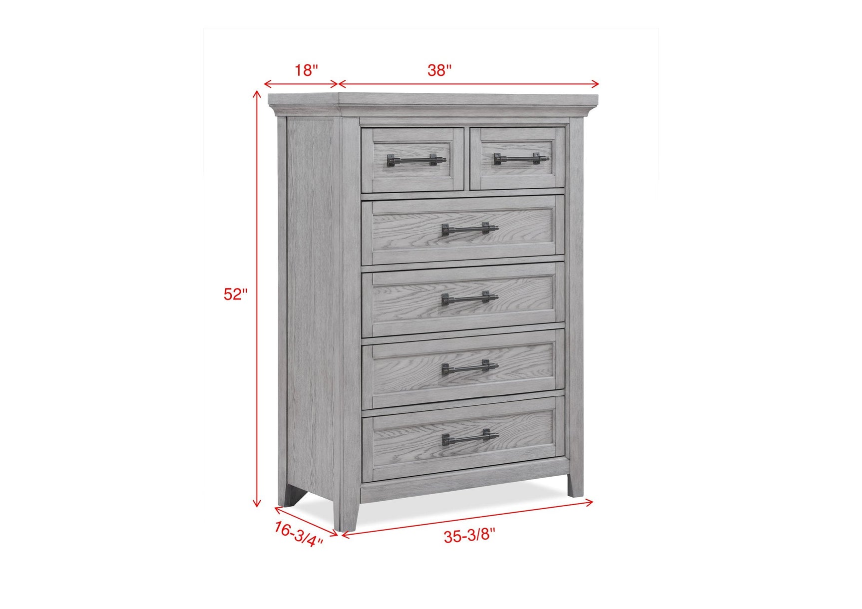 Beckett Rustic Gray Chest - Ornate Home