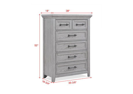 Beckett Rustic Gray Chest - Ornate Home