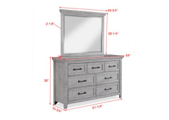 Beckett Rustic Gray Dresser - Ornate Home