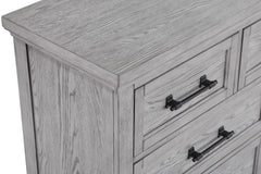 Beckett Rustic Gray Footboard Bench Panel Bedroom Set - Ornate Home