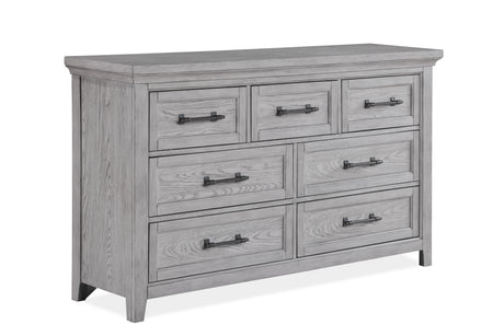 Beckett Rustic Gray Footboard Bench Panel Bedroom Set - Ornate Home