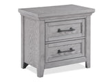 Beckett Rustic Gray Nightstand - Ornate Home