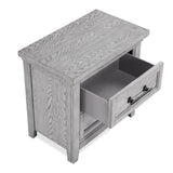 Beckett Rustic Gray Nightstand - Ornate Home