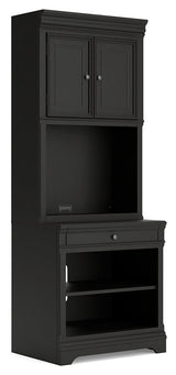 Beckincreek Black Bookcase - Ornate Home