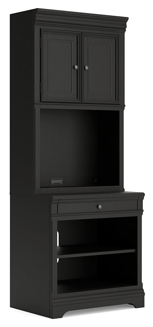 Beckincreek Black Bookcase - Ornate Home