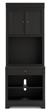 Beckincreek Black Bookcase - Ornate Home