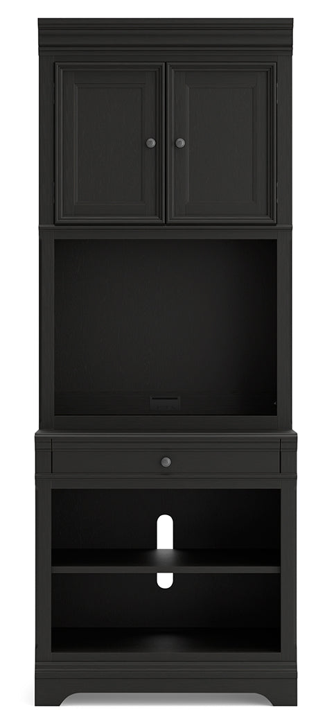 Beckincreek Black Bookcase - Ornate Home