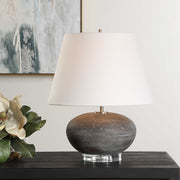 Beckley Black/Gray Stone Table Lamp - Ornate Home