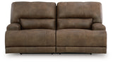 Beckley Place Earth 2 Seat PWR REC Sofa ADJ HDREST (Online Special Price) - Ornate Home