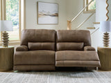 Beckley Place Earth 2 Seat PWR REC Sofa ADJ HDREST (Online Special Price) - Ornate Home