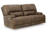 Beckley Place Earth 2 Seat PWR REC Sofa ADJ HDREST - Ornate Home