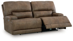 Beckley Place Earth 2 Seat PWR REC Sofa ADJ HDREST - Ornate Home