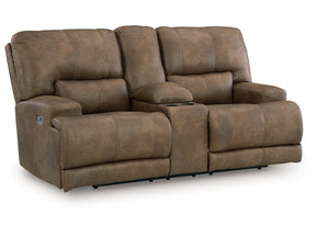 Beckley Place Earth PWR REC Loveseat/CON/ADJ HDRST - Ornate Home