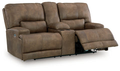 Beckley Place Earth PWR REC Loveseat/CON/ADJ HDRST - Ornate Home