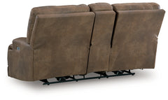 Beckley Place Earth PWR REC Loveseat/CON/ADJ HDRST - Ornate Home