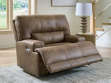 Beckley Place Earth PWR Recliner/ADJ Headrest (Online Special Price) - Ornate Home