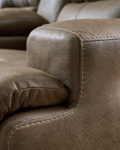 Beckley Place Earth PWR Recliner/ADJ Headrest - Ornate Home