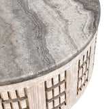 Becky Vintage Cream Coffee Table - Ornate Home