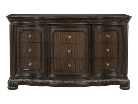 Beddington Dark Cherry Dresser - Ornate Home