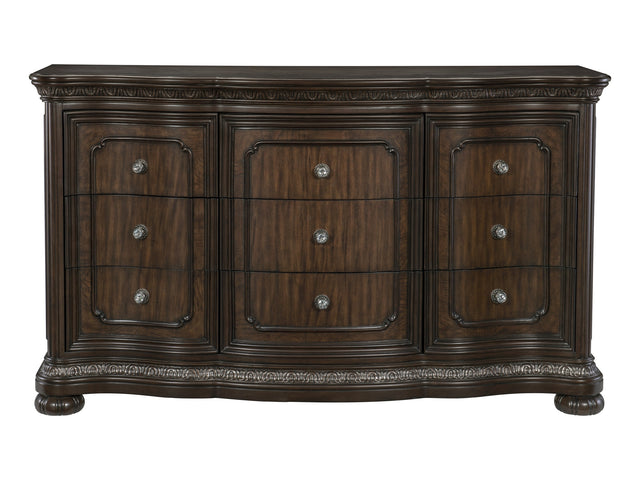 Beddington Dark Cherry Dresser - Ornate Home