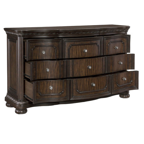 Beddington Dark Cherry Dresser - Ornate Home