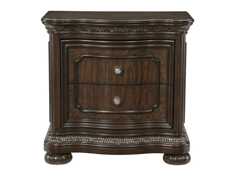 Beddington Dark Cherry Nightstand - Ornate Home