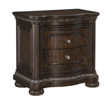 Beddington Dark Cherry Nightstand - Ornate Home