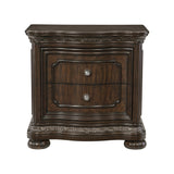 Beddington Dark Cherry Nightstand - Ornate Home