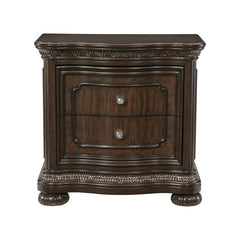 Beddington Dark Cherry Nightstand - Ornate Home