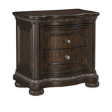 Beddington Dark Cherry Nightstand - Ornate Home