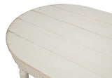 Bedford White French Antique Reproduction Dining Table - Ornate Home