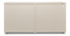 Beecher White Sideboard With 4 Doors - Ornate Home