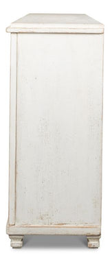 Beecher White Sideboard With 4 Doors - Ornate Home