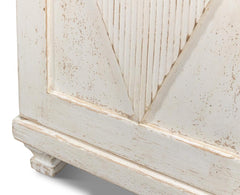 Beecher White Sideboard With 4 Doors - Ornate Home