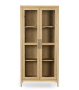 Beechgrove Natural Display Cabinet - Ornate Home