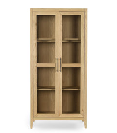 Beechgrove Natural Display Cabinet - Ornate Home