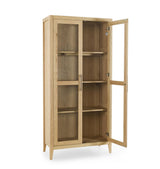 Beechgrove Natural Display Cabinet - Ornate Home