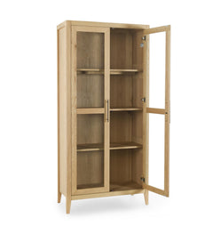 Beechgrove Natural Display Cabinet - Ornate Home