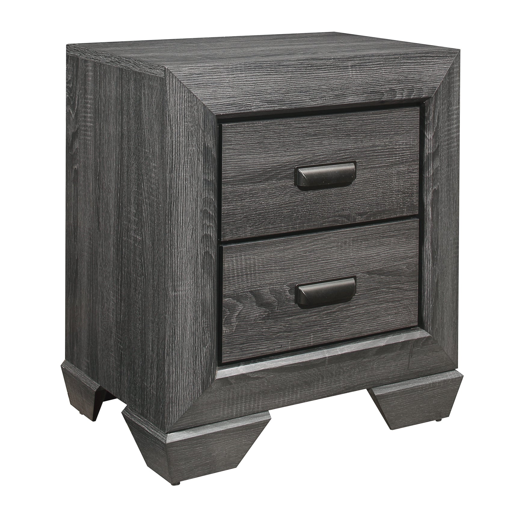 Beechnut Gray Nightstand - Ornate Home