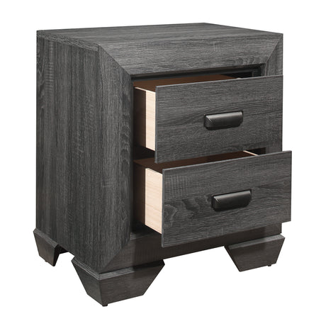 Beechnut Gray Nightstand - Ornate Home