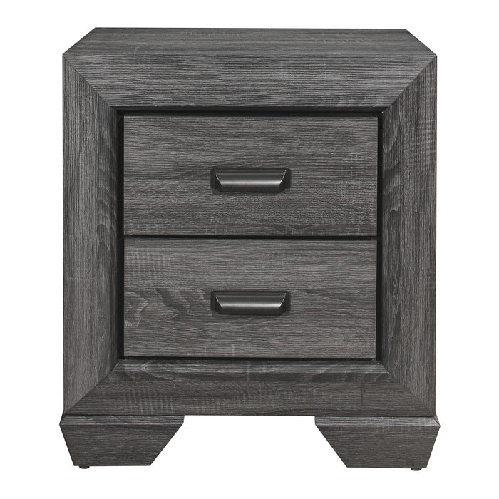 Beechnut Gray Nightstand - Ornate Home