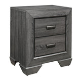 Beechnut Gray Nightstand - Ornate Home